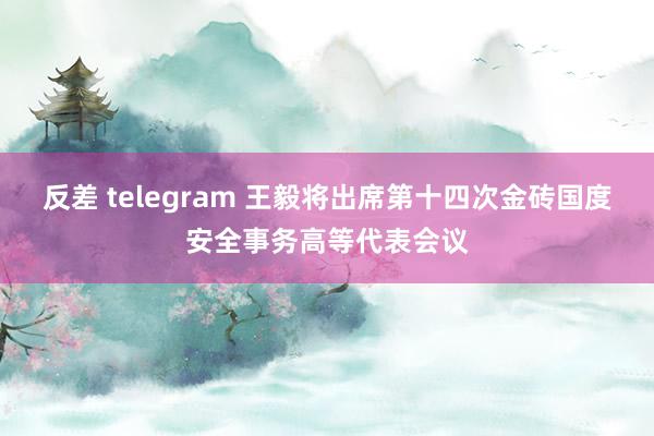 反差 telegram 王毅将出席第十四次金砖国度安全事务高等代表会议