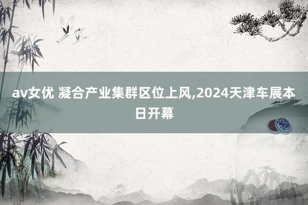 av女优 凝合产业集群区位上风，2024天津车展本日开幕